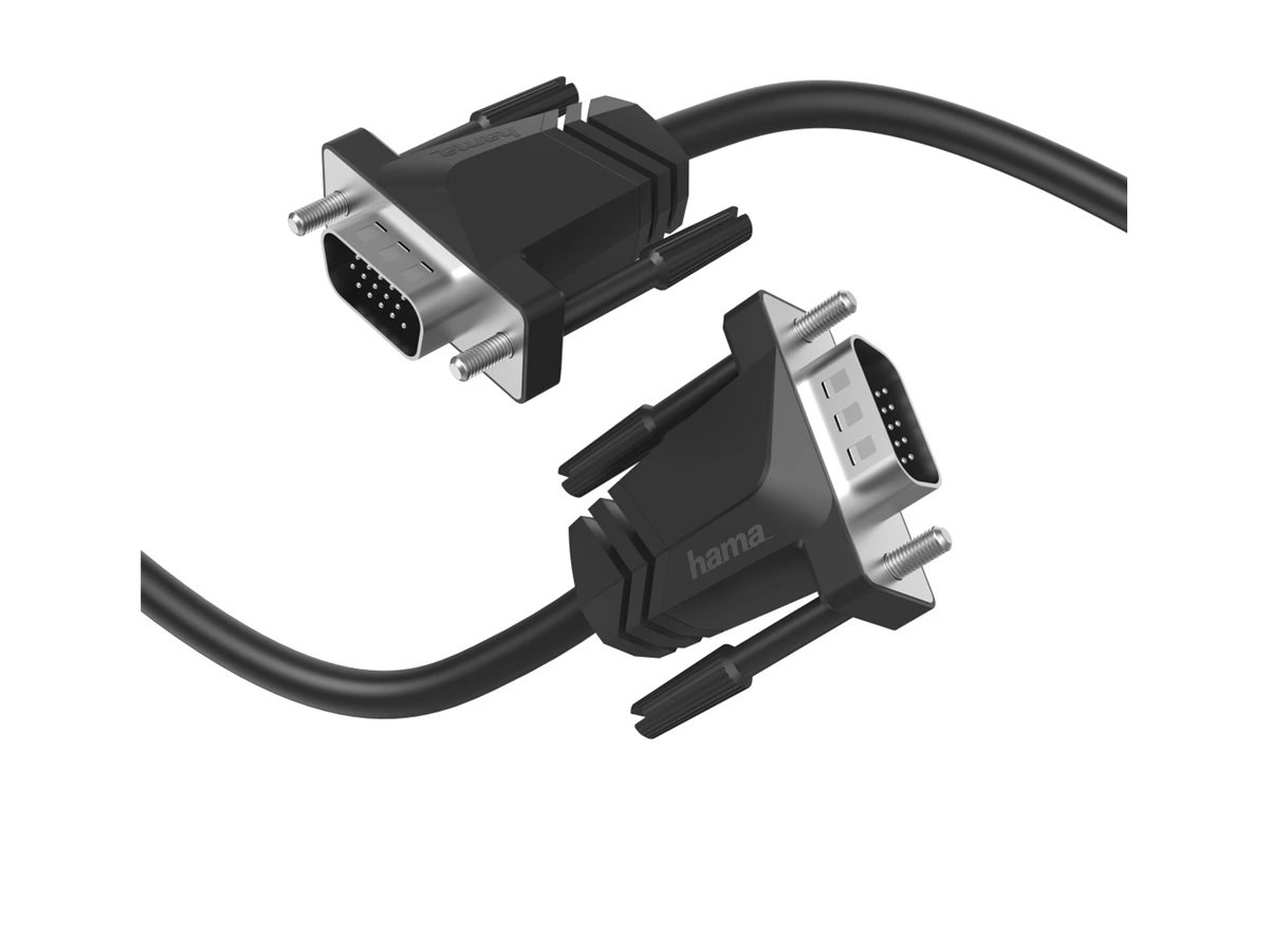 Cabo VGA Hama Essential Line 1.5m 1080p Preto - Imagem 3