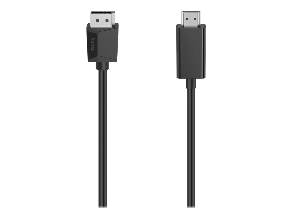 Cabo Hama DisplayPort HDMI 1.5m Preto Proteção Dupla