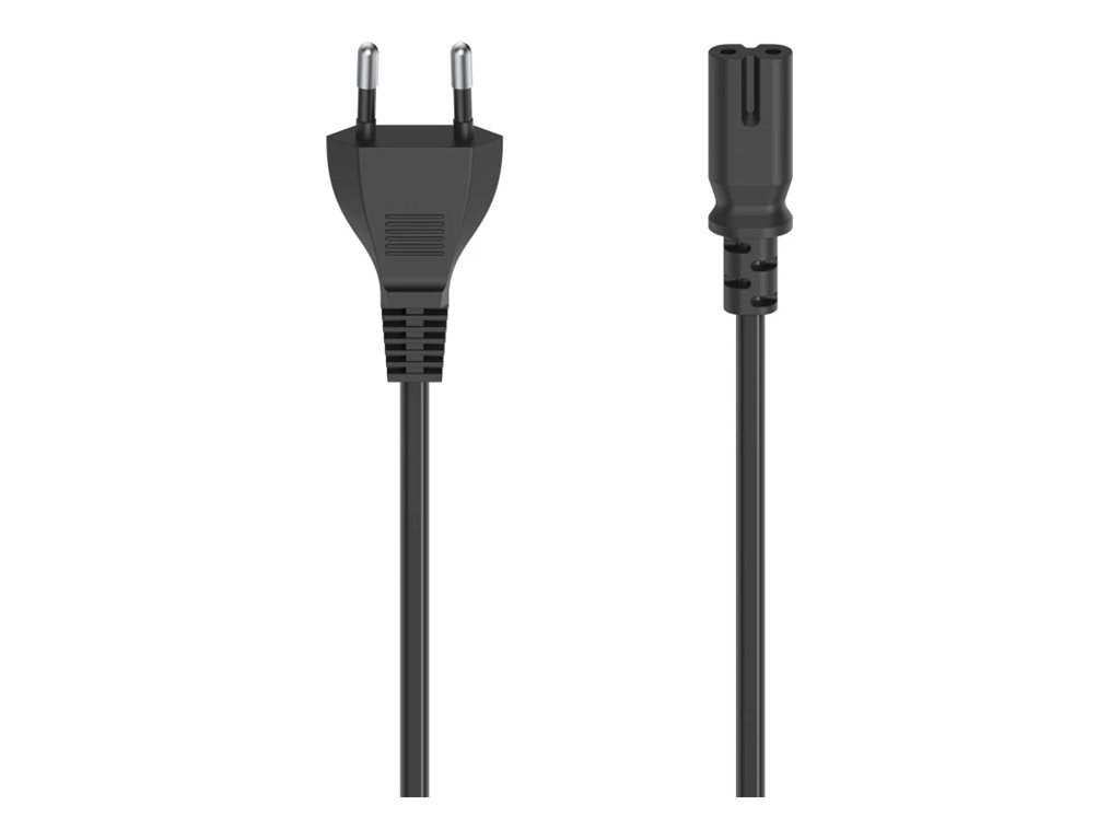 Cabo de Corrente Figura 8 Hama Essential Line 1.5m Preto - Imagem 1