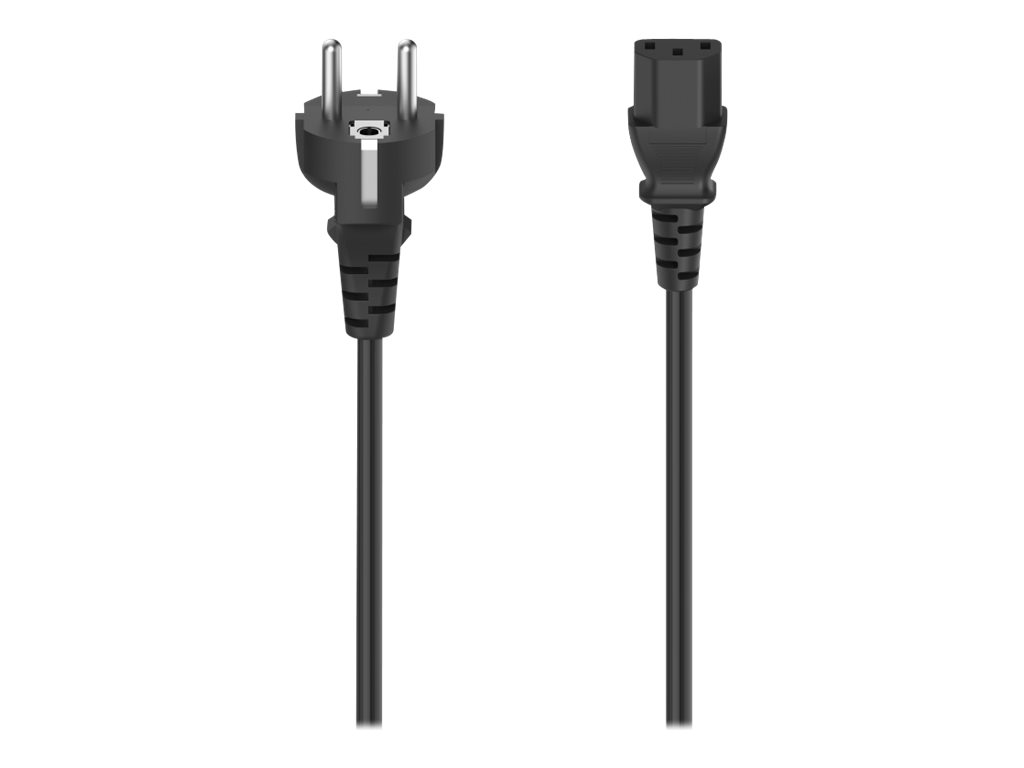 Cabo Corrente Hama Essential Line Schuko C13 1.5m Preto