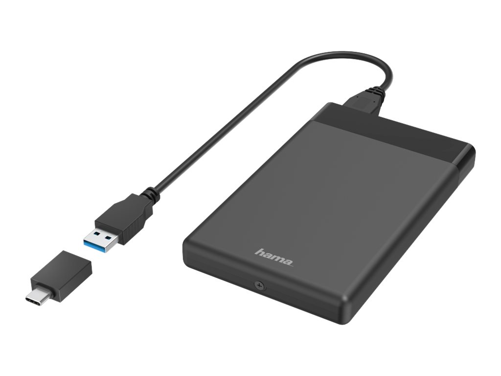 Caixa Externa Hama 2.5 USB 3.2 Preto