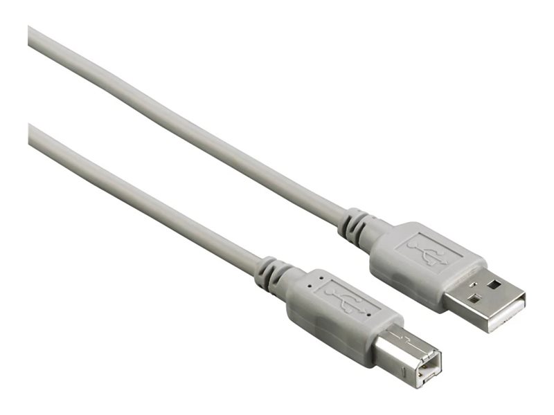 Cabo USB Hama Entry Line USB 2.0 para Micro USB 3m Cinza - Imagem 1