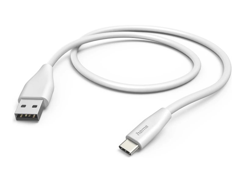 Cabo USB Hama Tipo A para Tipo C 1.5m Branco - Imagem 1
