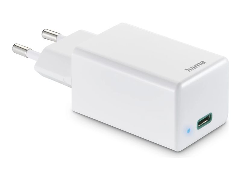 Carregador Rápido Hama 45W GaN USB-C Branco