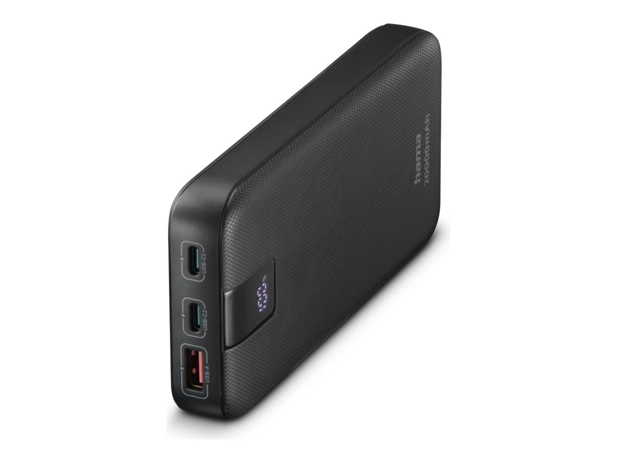 Carregador Portátil Hama PD 20 20000 mAh Power Delivery QC Antracite - Imagem 1