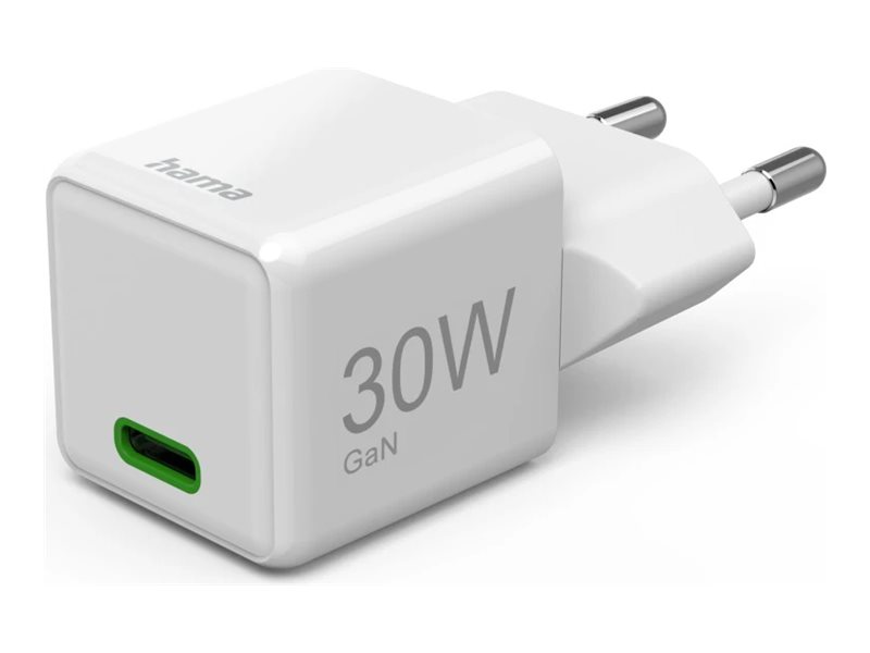 Carregador Hama Rápido USB-C 30W Branco
