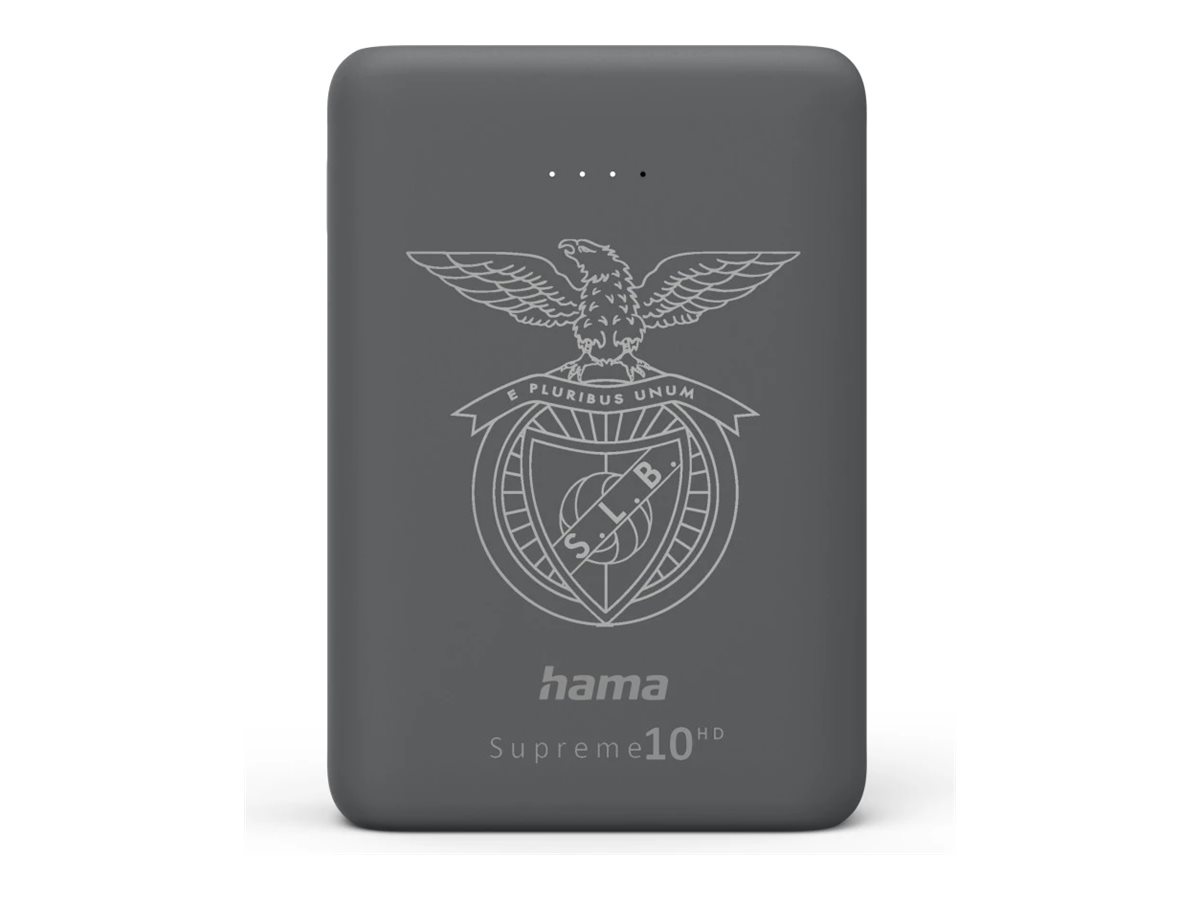 Power Bank Hama 10000 mAh USB C Cinza - Imagem 1