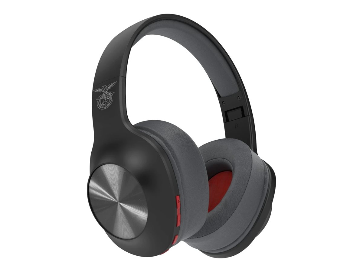 Auscultadores Hama Benfica Bluetooth Microfone Cancelamento Ruído Preto - Imagem 2