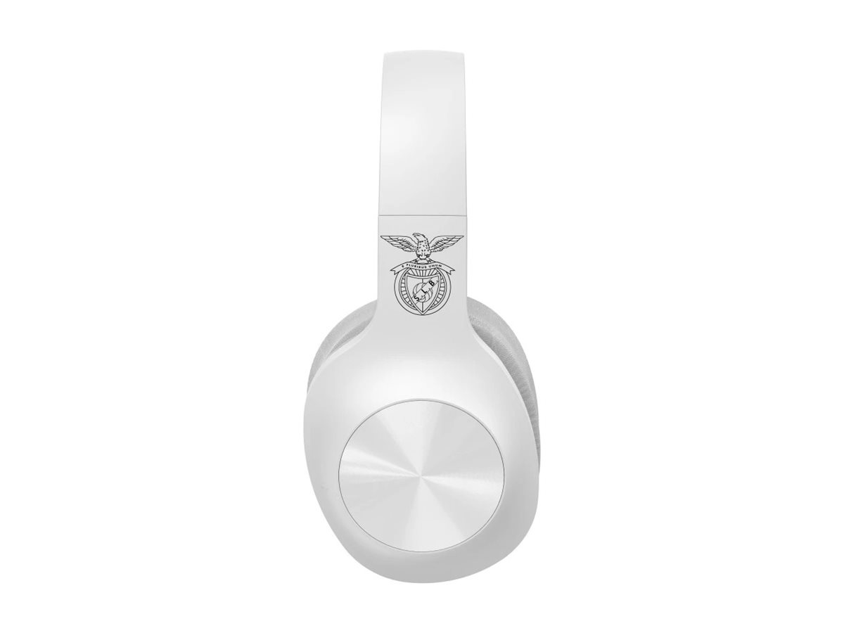 Auscultadores Hama Benfica Bluetooth Microfone Isolamento Ruído Branco - Imagem 2