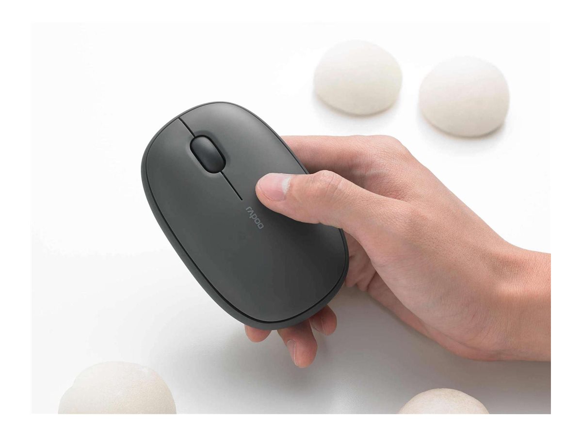 Rato Rapoo M660 Silent Bluetooth Cinza Escuro - Imagem 6