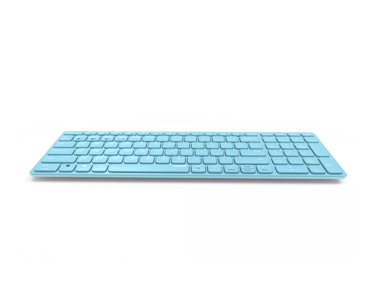 Teclado RAPOO E9700M Sem Fios Multi-Modo Layout PT Azul - Imagem 2