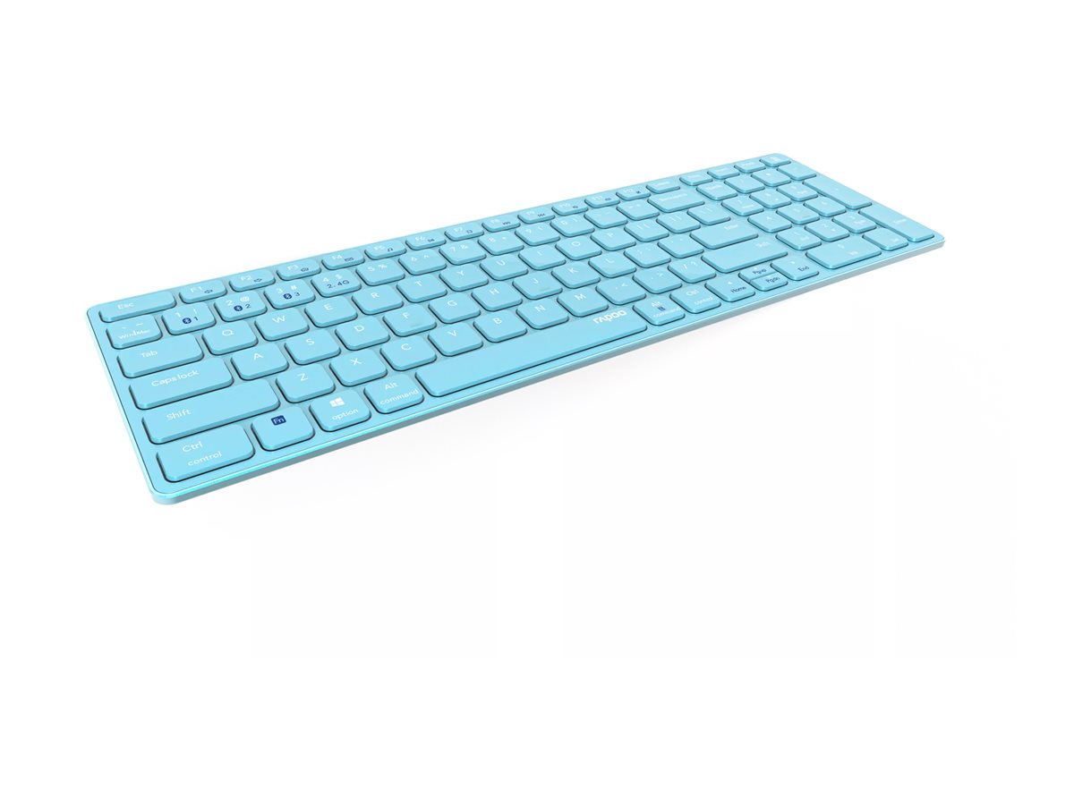 Teclado RAPOO E9700M Sem Fios Multi-Modo Layout PT Azul