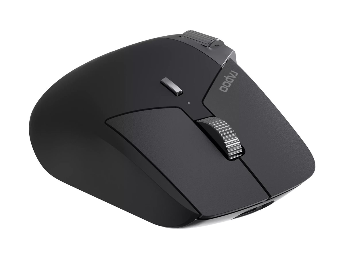 Rato Rapoo MT760MW Multimodo Sem Fios Preto - Imagem 2