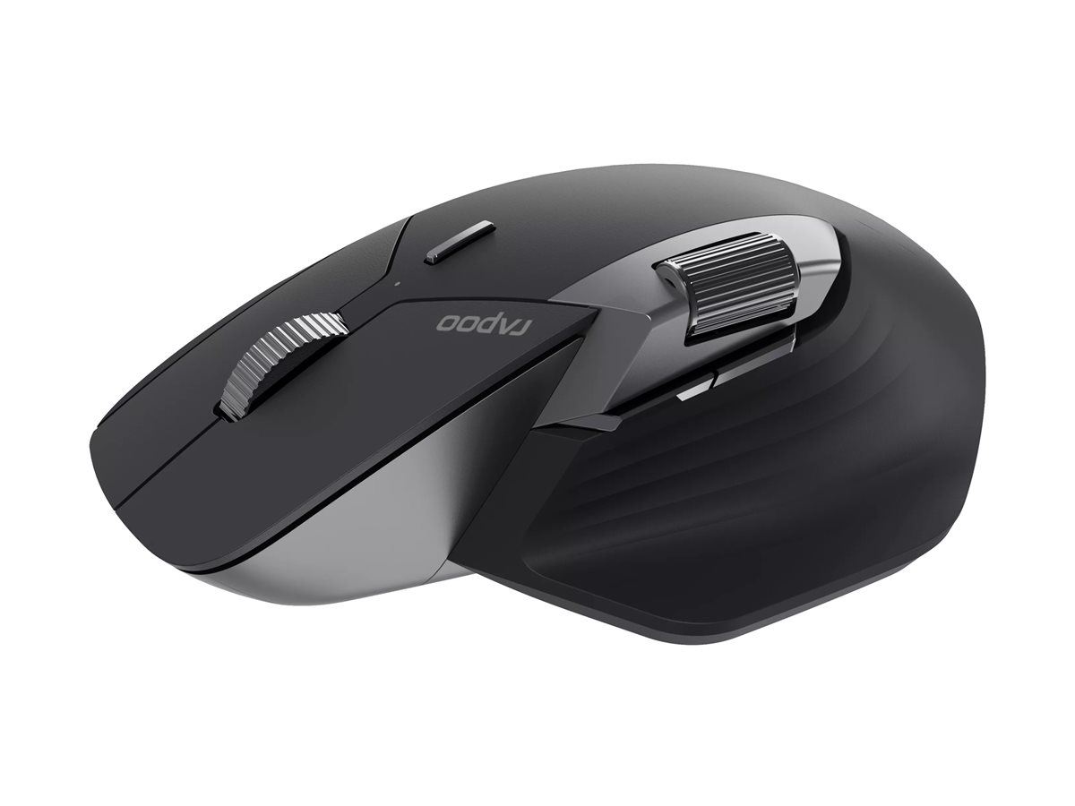 Rato Rapoo MT760MW Multimodo Sem Fios Preto - Imagem 9