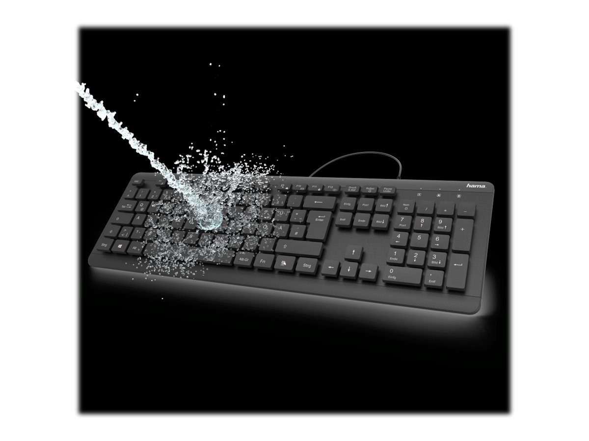 Teclado Hama KC-600 Full Size Lavável Português Preto - Imagem 9