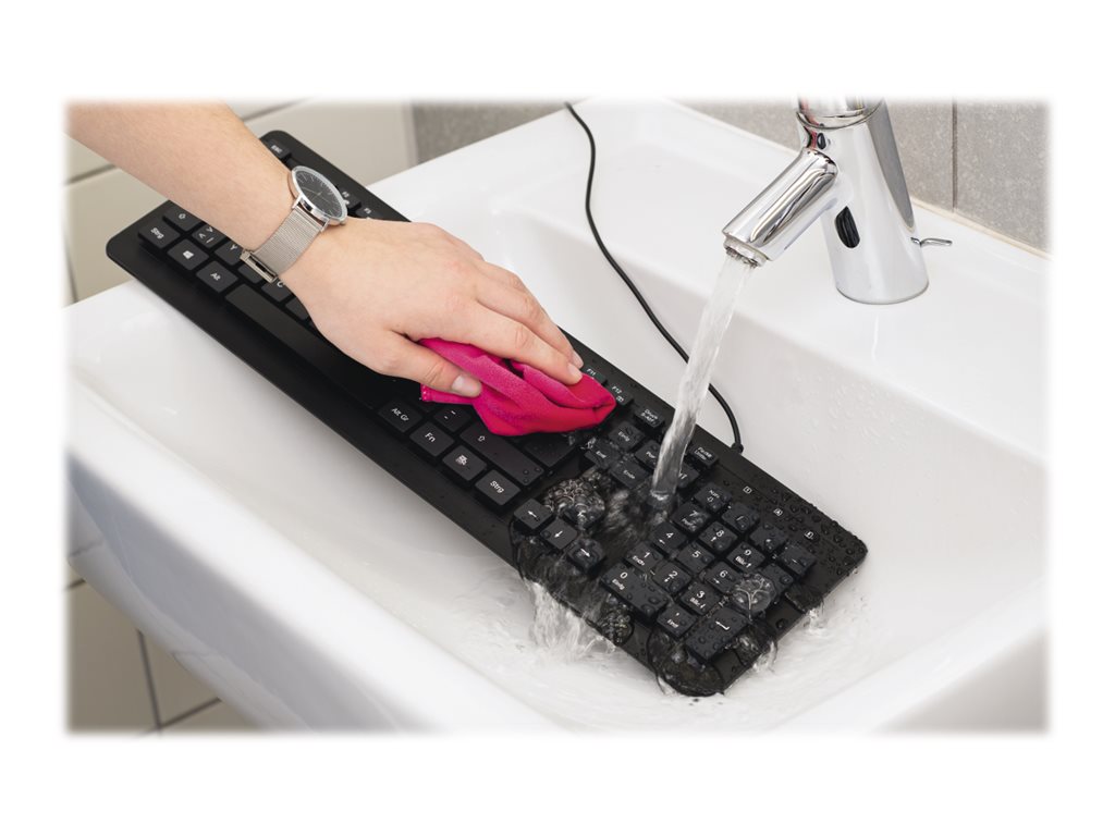 Teclado Hama KC-600 Full Size Lavável Português Preto - Imagem 8