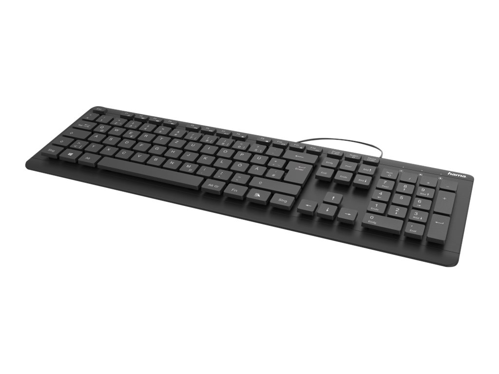 Teclado Hama KC-600 Full Size Lavável Português Preto - Imagem 3