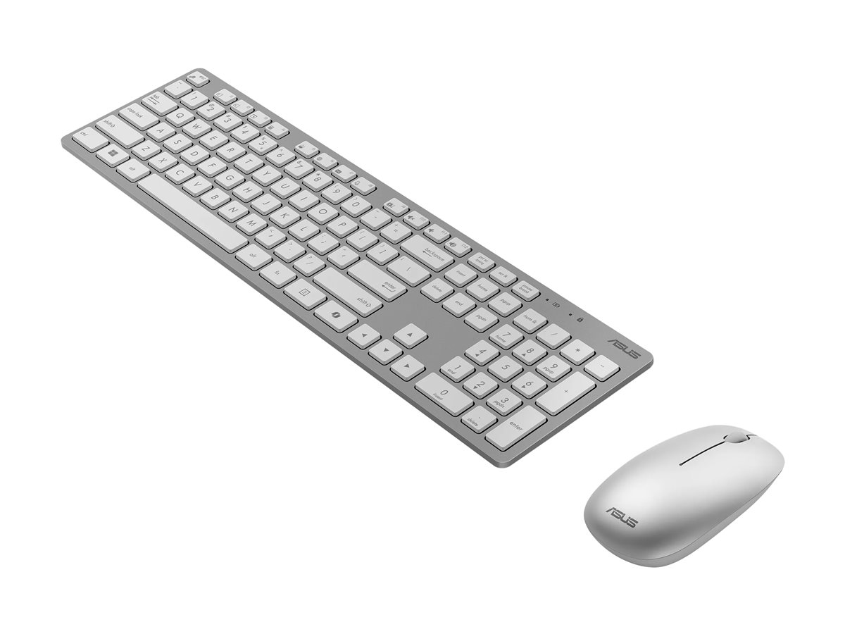 Conjunto Teclado Rato ASUS W5000 Sem Fios Branco - Imagem 7