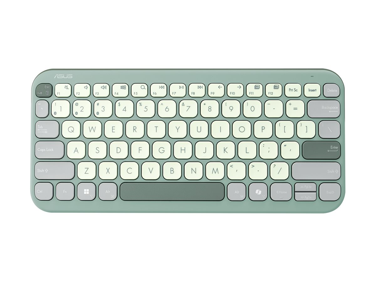 Teclado ASUS Marshmallow KW100 75% Compacto Sem Fios Bluetooth 5.0 Verde Latte - Imagem 4