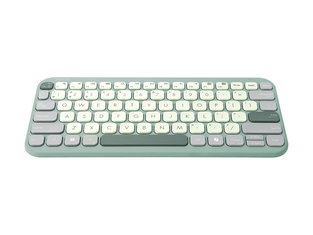 Teclado ASUS Marshmallow KW100 75% Compacto Sem Fios Bluetooth 5.0 Verde Latte - Imagem 3
