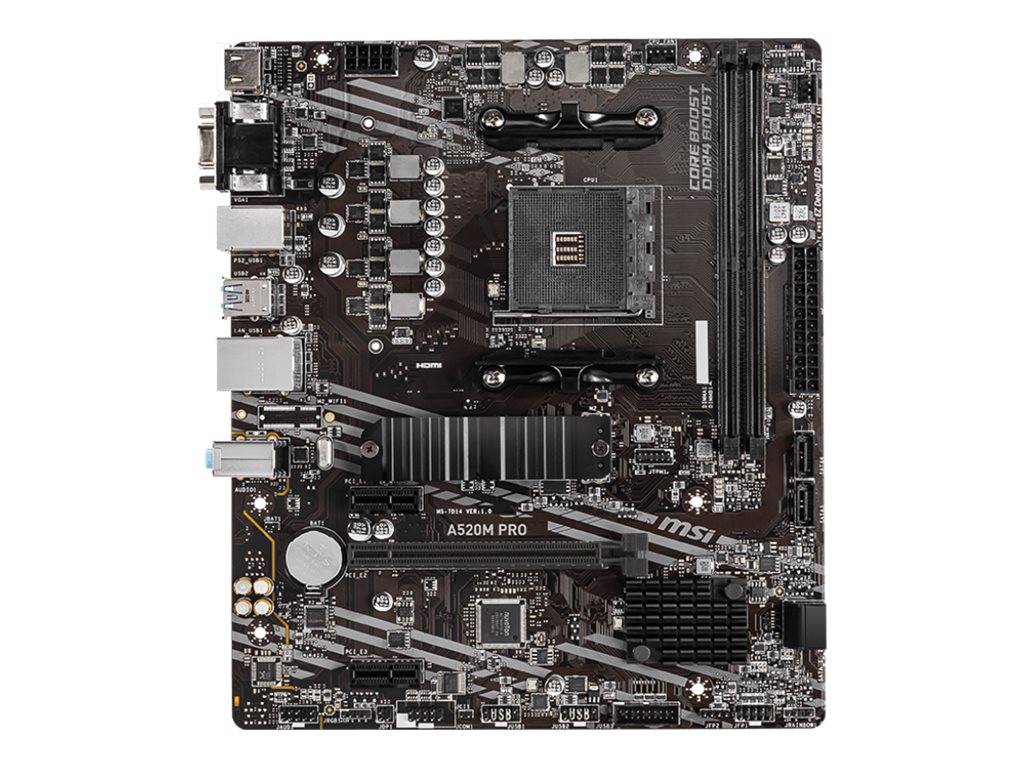 Motherboard MSI A520M PRO micro ATX - Imagem 1