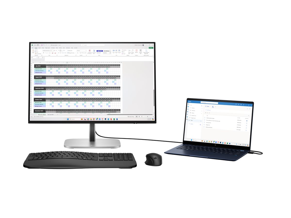 Monitor HP Series 5 Pro 524pn 24" IPS 100Hz Preto/Prata