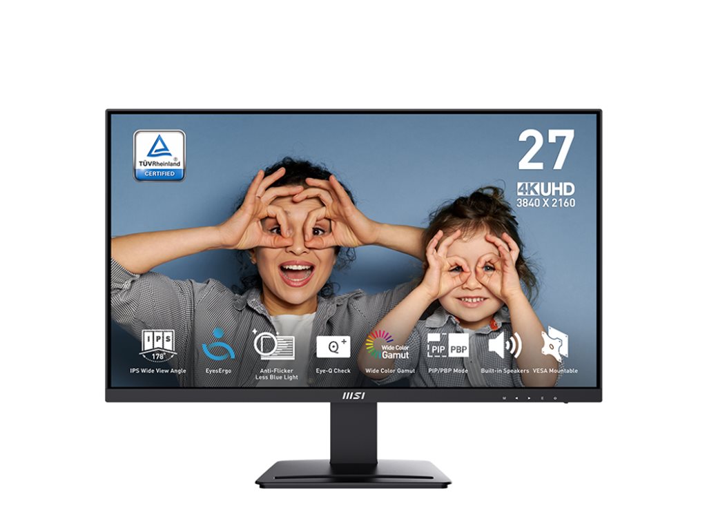 Monitor MSI PRO MP273U 27" UHD IPS Altifalantes - Imagem 6