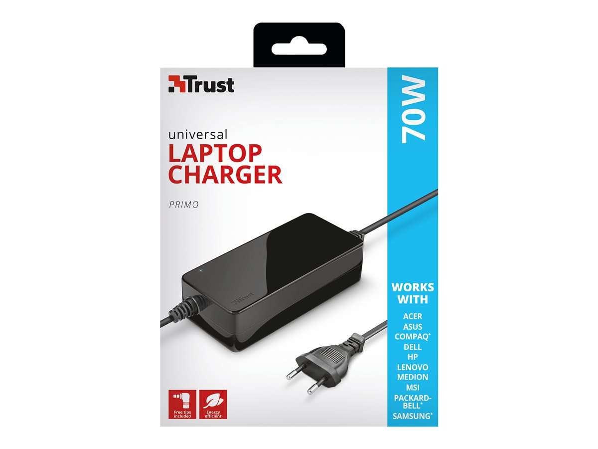 Carregador Portátil Trust Primo 70W Preto
