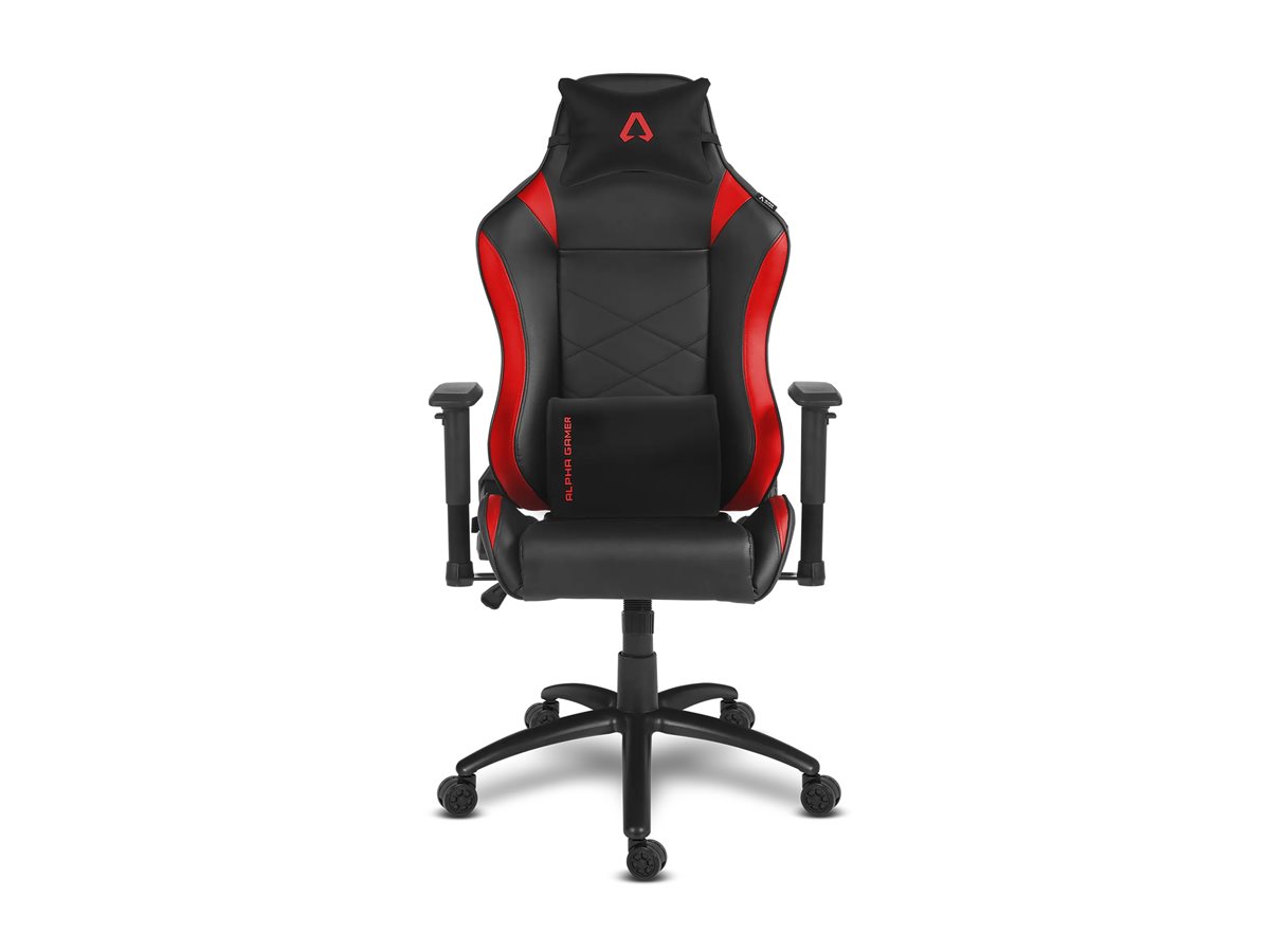 Cadeira Gaming Alpha Gamer Atena Pele PU Preto/Vermelho - Imagem 5