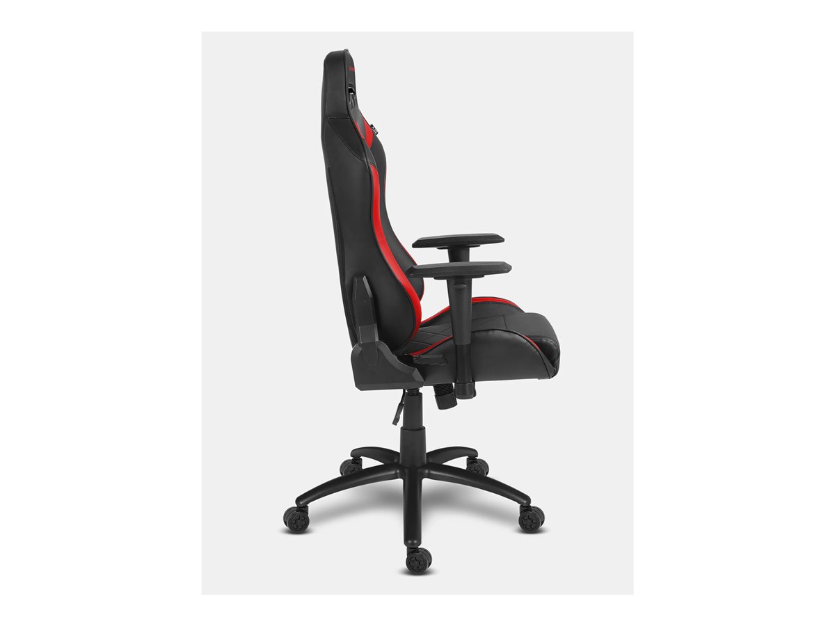 Cadeira Gaming Alpha Gamer Atena Pele PU Preto/Vermelho - Imagem 2