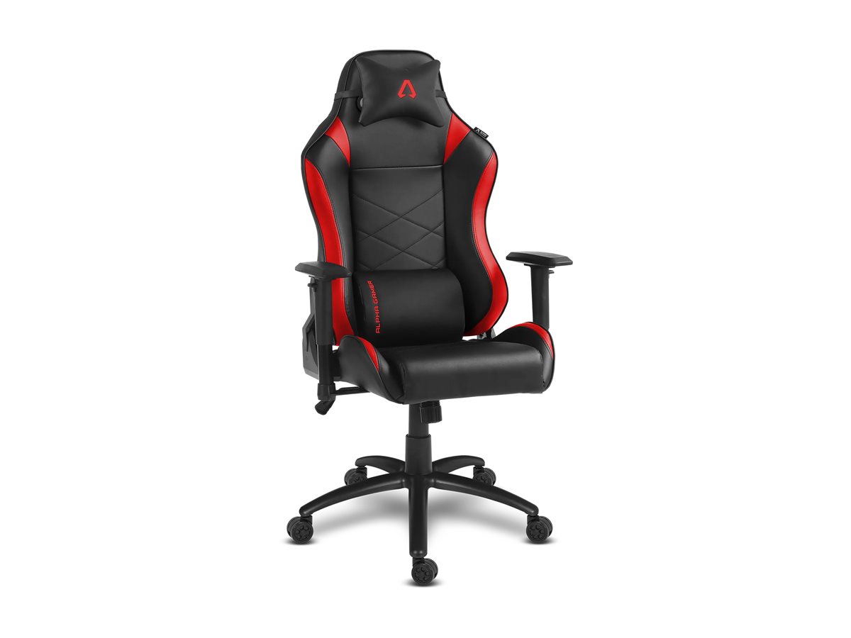 Cadeira Gaming Alpha Gamer Atena Pele PU Preto/Vermelho - Imagem 6