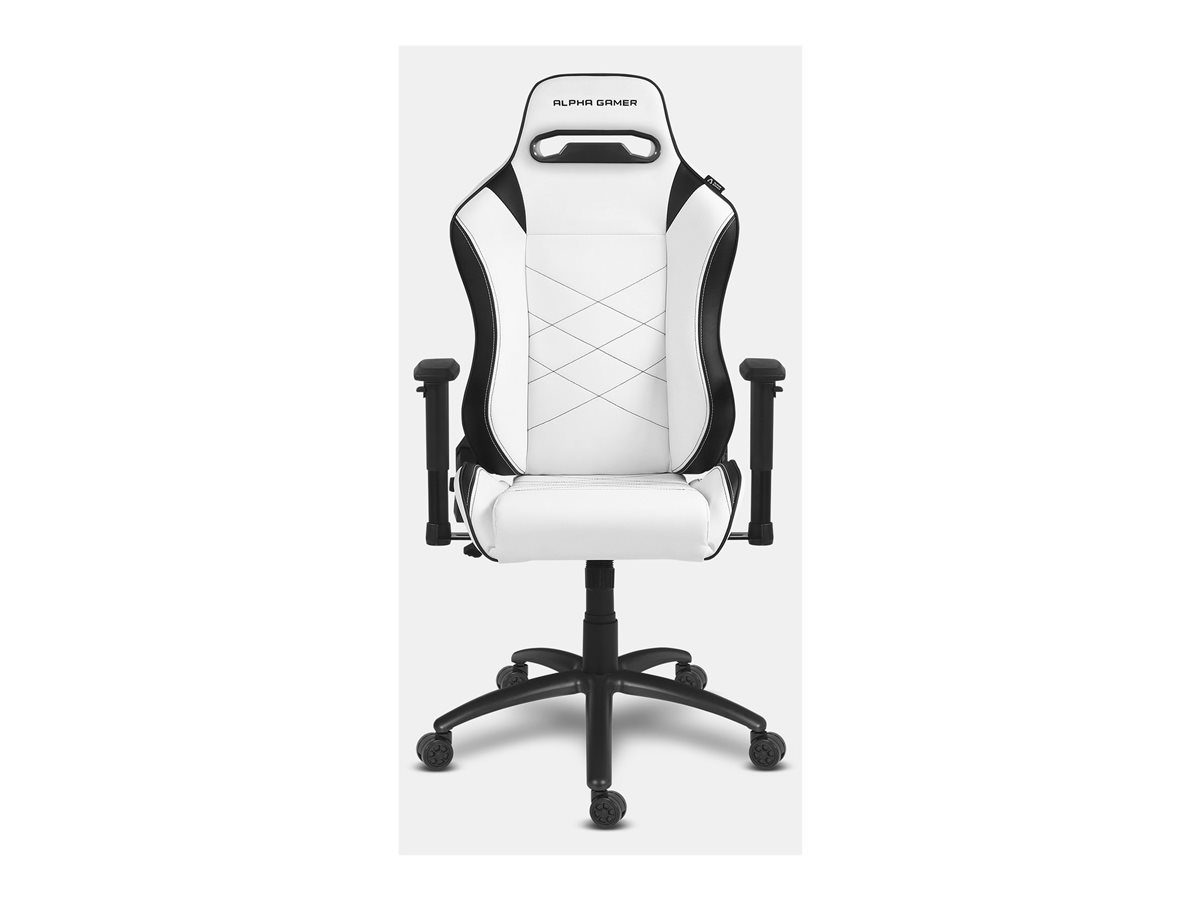 Cadeira Gaming Alpha Gamer Atena Preto e Branco - Imagem 6