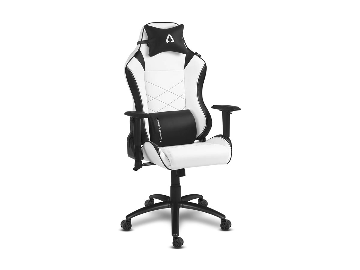 Cadeira Gaming Alpha Gamer Atena Preto e Branco - Imagem 3