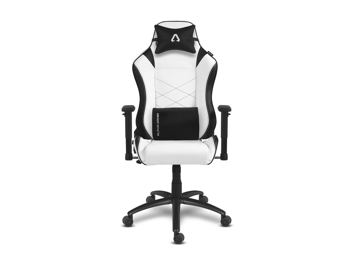 Cadeira Gaming Alpha Gamer Atena Preto e Branco - Imagem 4