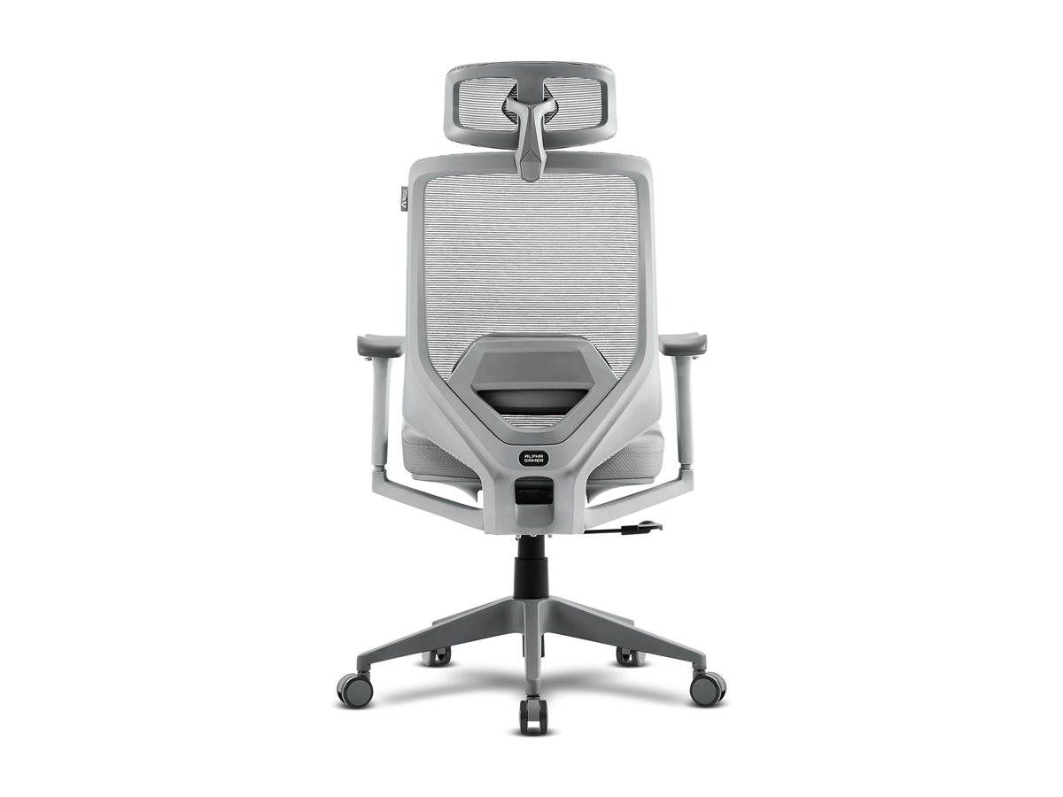 Cadeira Gaming Alpha Gamer Stella Ergonómica Cinza - Imagem 4