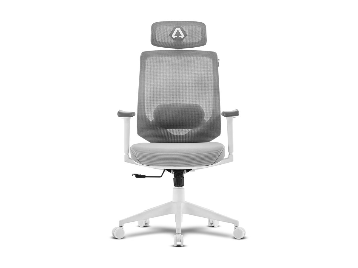 Cadeira Gaming Alpha Gamer Stella Branco Cinza