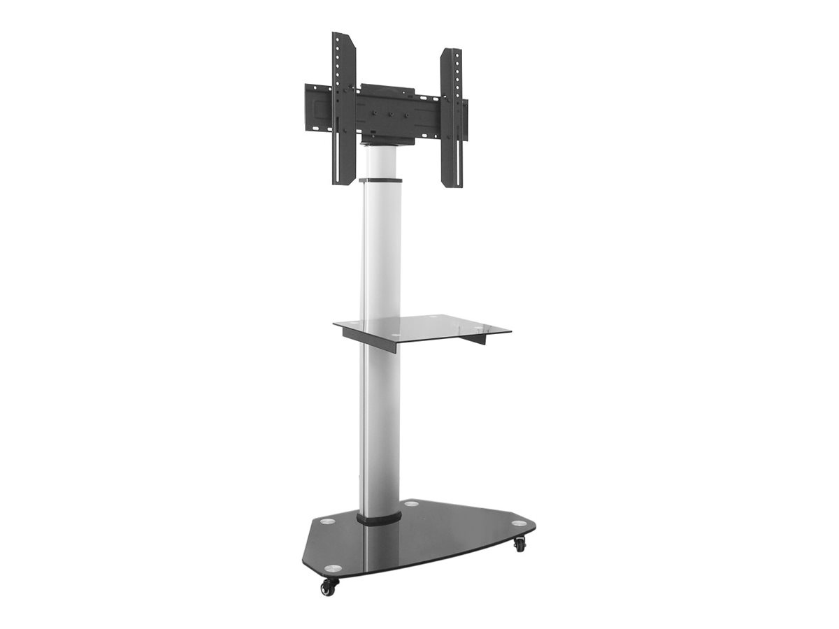 Carrinho para TV Napofix Pro 32-70 Prata Preto