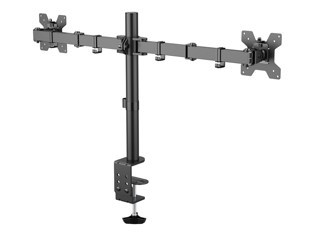 Suporte Monitores Duplo Napofix Secretária 13-32 Preto