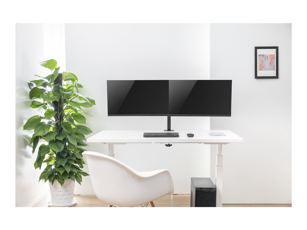 Suporte Monitores Duplo Napofix Secretária 13-32 Preto - Imagem 7