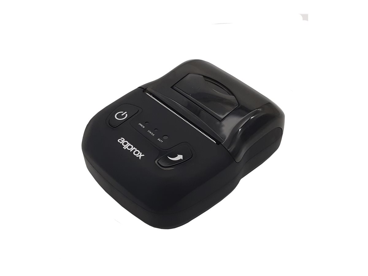 Impressora Térmica Portátil APPROX USB Bluetooth Preto - Imagem 3