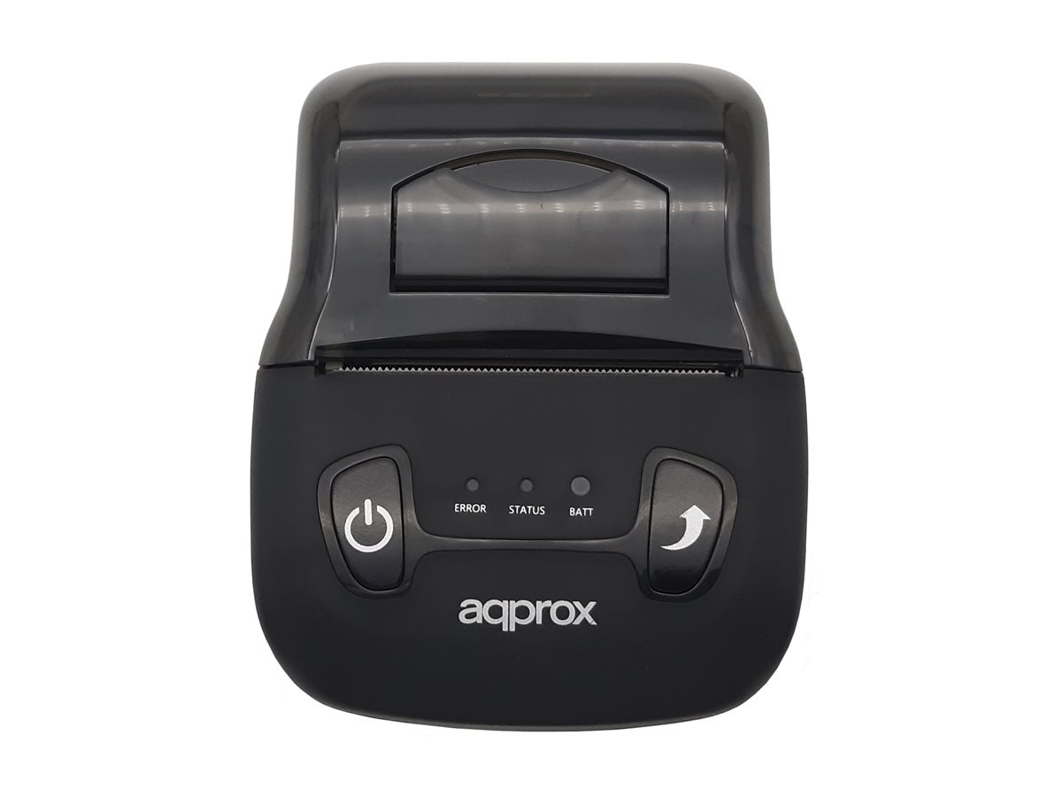 Impressora Térmica Portátil APPROX USB Bluetooth Preto