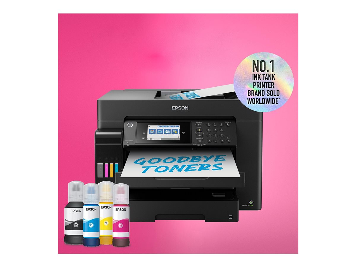 Impressora Multifunções Epson EcoTank ET-16655 A3 Preto - Imagem 4