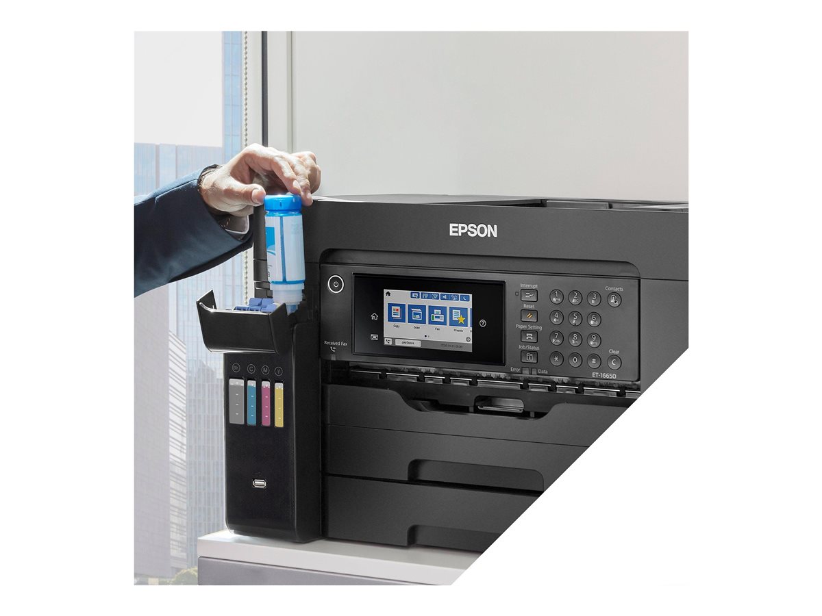 Impressora Multifunções Epson EcoTank ET-16605 A3 Wi-Fi Preto - Imagem 6