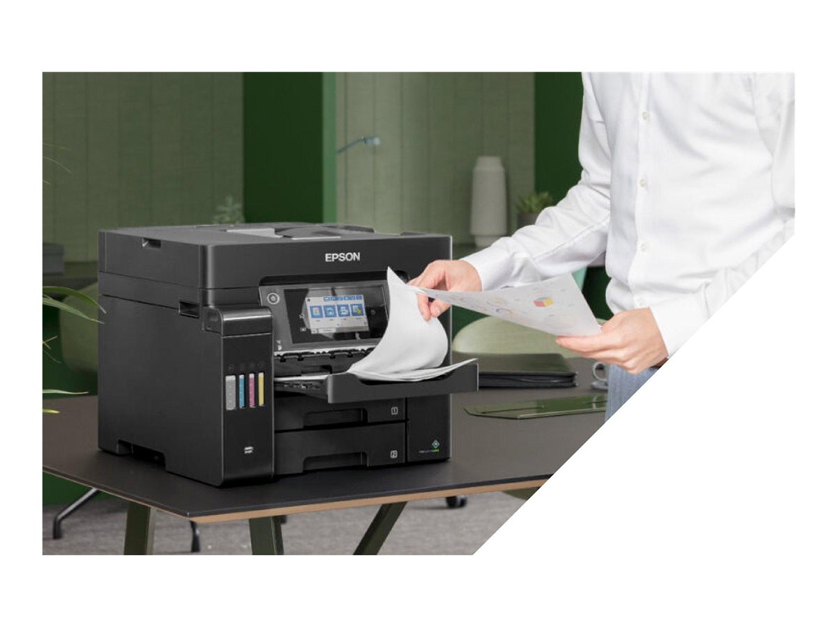 Impressora Multifunções Epson EcoTank ET-5805 Jacto de Tinta A4 Preto - Imagem 7