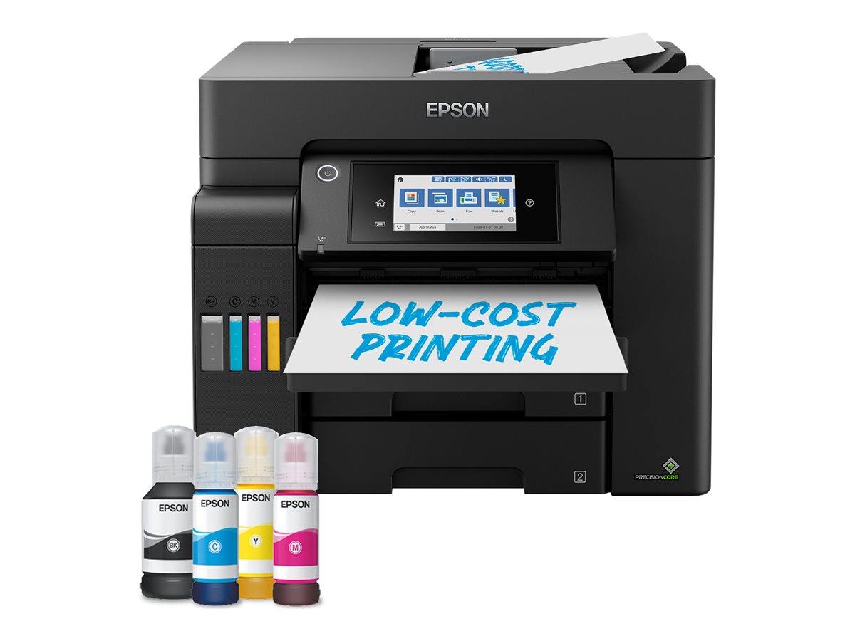 Impressora Multifunções Epson EcoTank ET-5805 Jacto de Tinta A4 Preto - Imagem 3