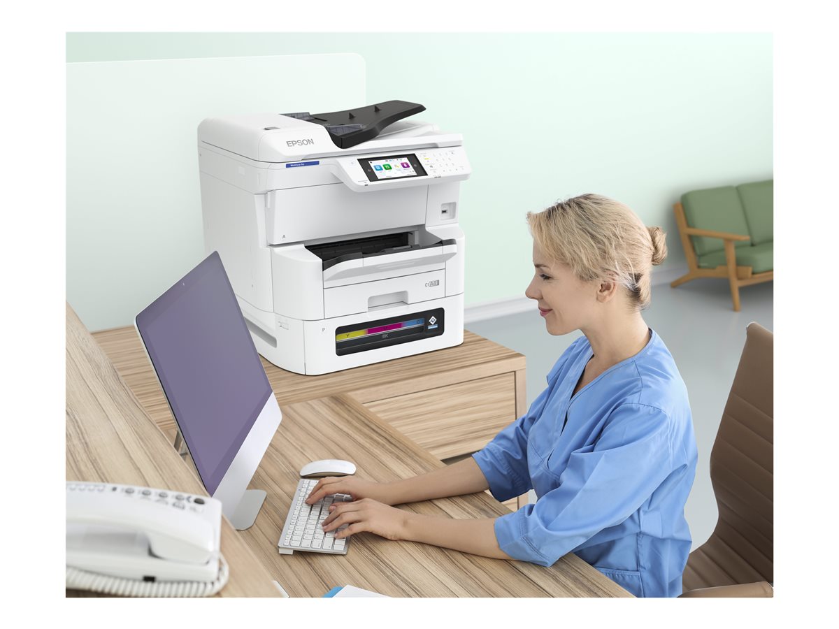 Impressora Multifunções Epson WorkForce Pro EM-C8100RDWF A3 Jacto Tinta Wi-Fi - Imagem 7