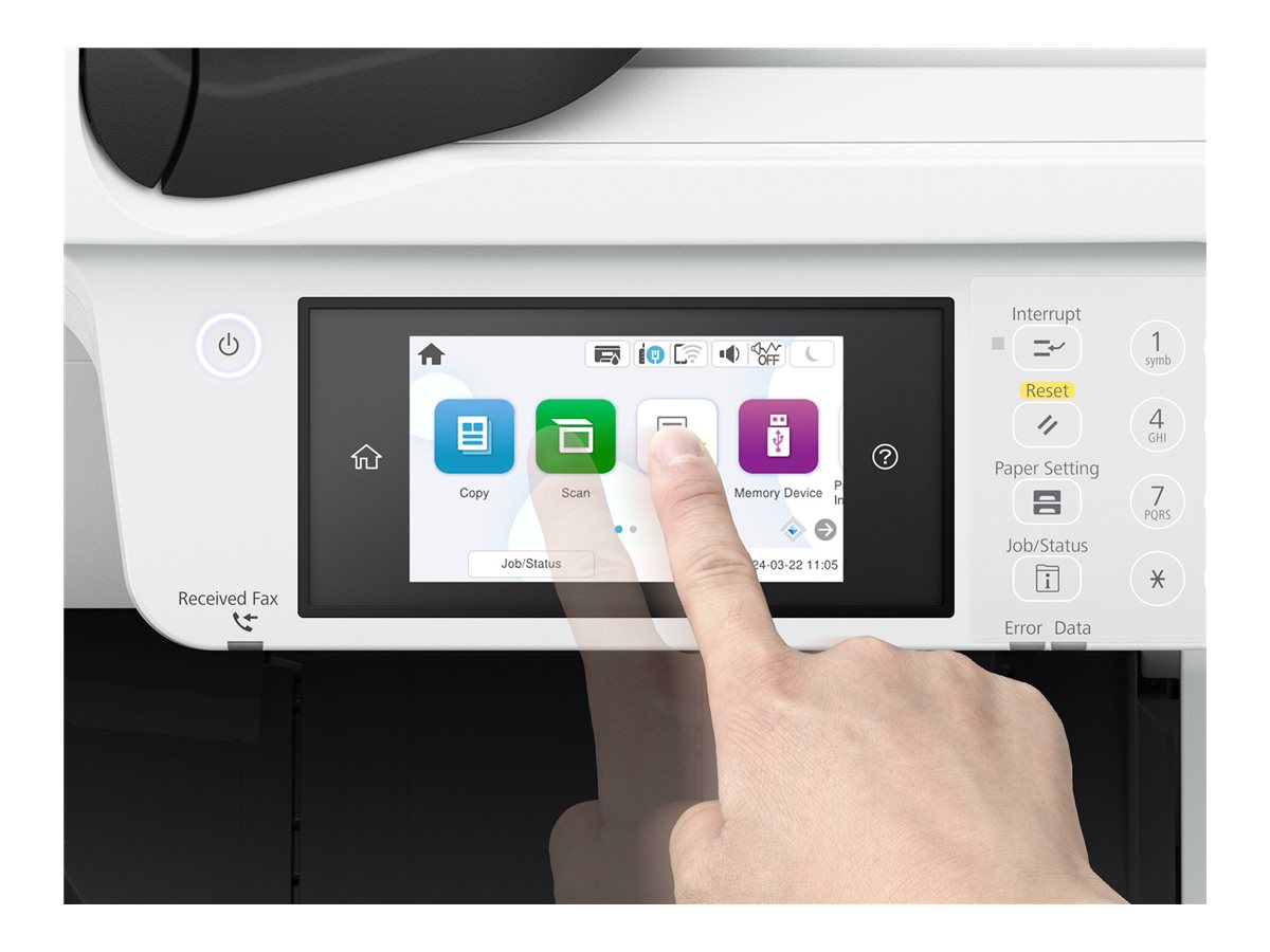 Impressora Multifunções Epson WorkForce Pro EM-C8100RDWF A3 Jacto Tinta Wi-Fi - Imagem 9