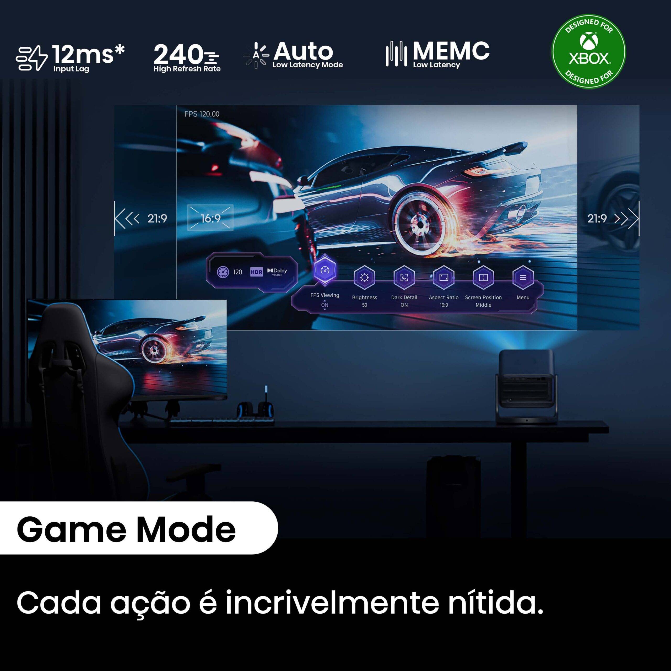 Projetor Hisense C2 Ultra 4K 3000 Lumens Curta Distância - Imagem 8