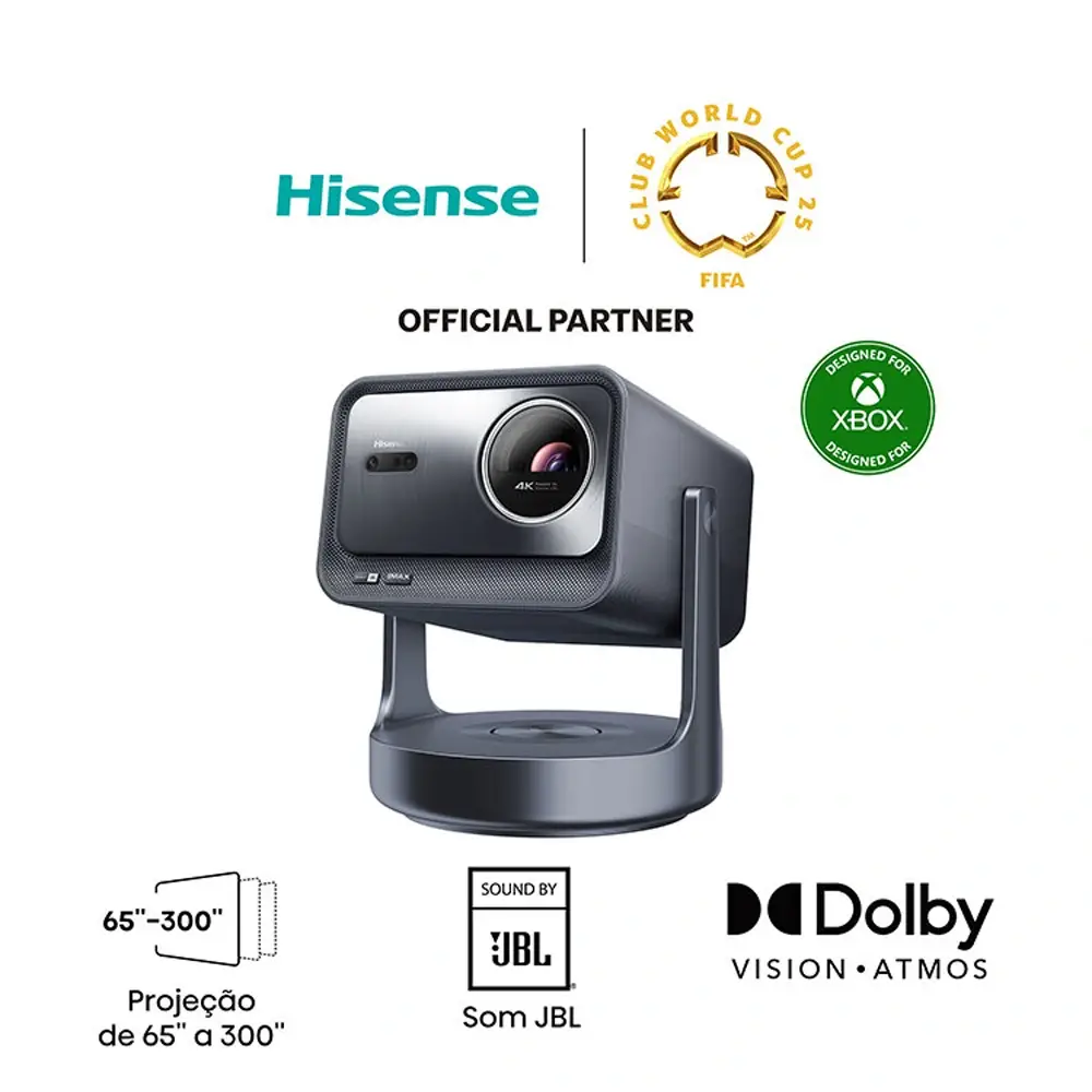 Projetor Hisense C2 Ultra 4K 3000 Lumens Curta Distância - Imagem 2