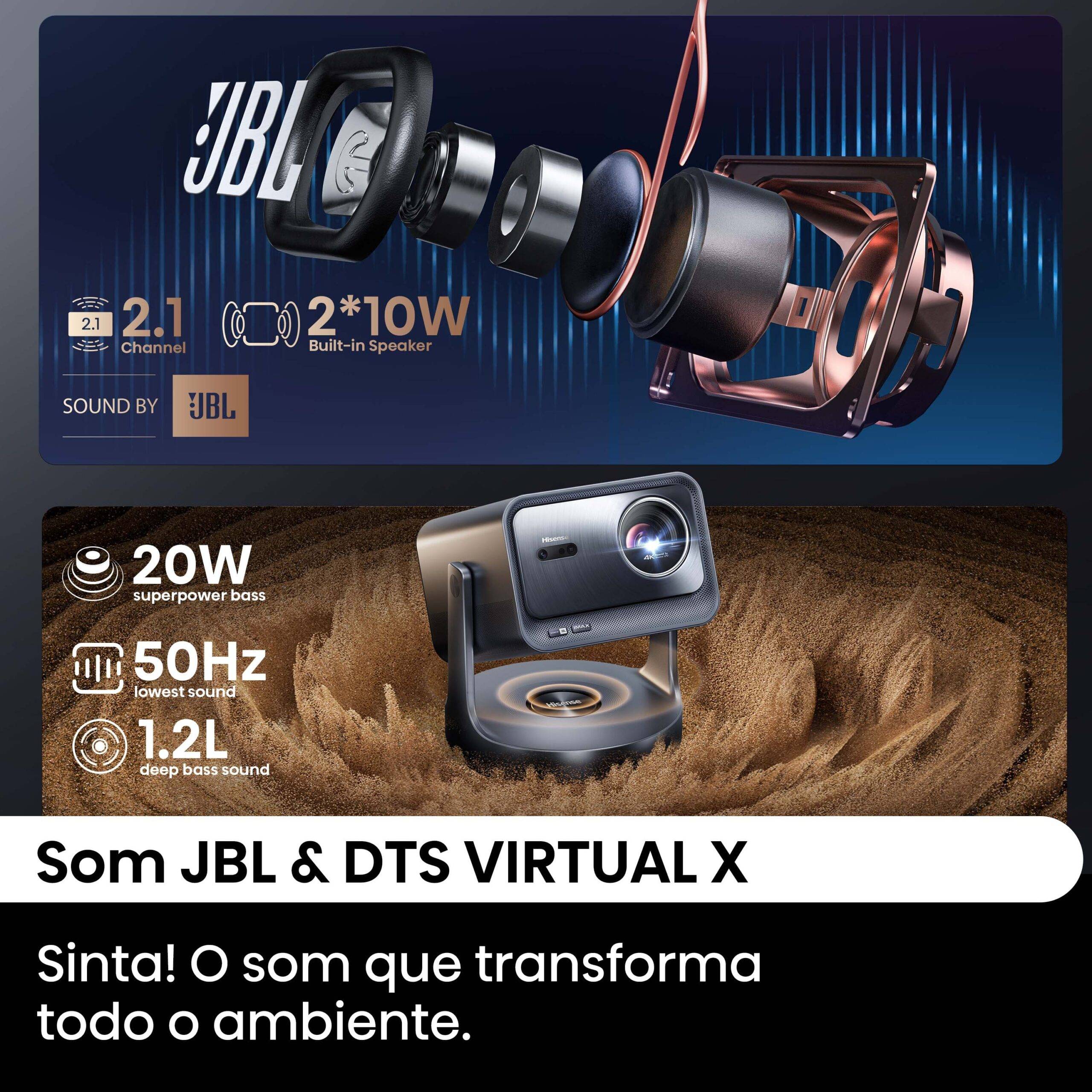 Projetor Hisense C2 Ultra 4K 3000 Lumens Curta Distância - Imagem 10